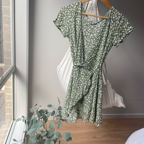 Ghanda Dresses & Skirts - Ghanda - Green Wrap Dress